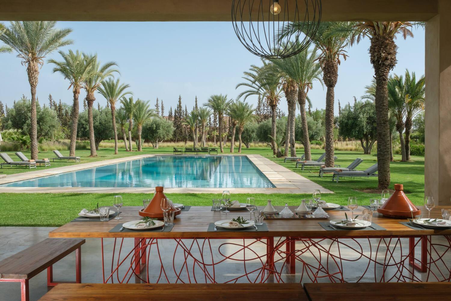 Adnaa - Modern Villa With 2 Pools, Sauna, Hammam, Tennis Court & Home Cinema Douar Caïd Layadi المظهر الخارجي الصورة