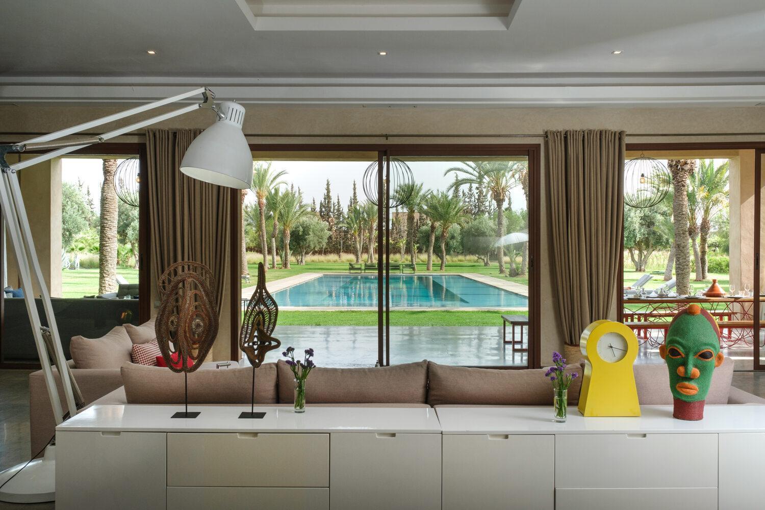 Adnaa - Modern Villa With 2 Pools, Sauna, Hammam, Tennis Court & Home Cinema Douar Caïd Layadi المظهر الخارجي الصورة