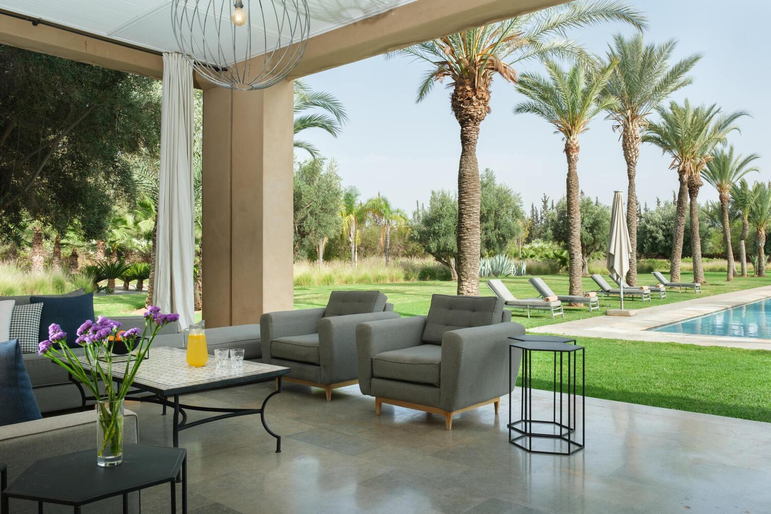 Adnaa - Modern Villa With 2 Pools, Sauna, Hammam, Tennis Court & Home Cinema Douar Caïd Layadi المظهر الخارجي الصورة